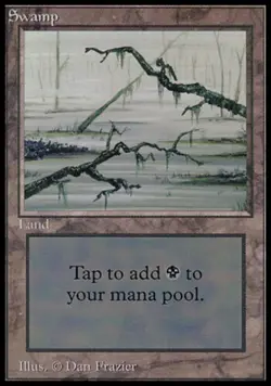 Swamp (297) LP, English MTG Collector's Edition - Image 2