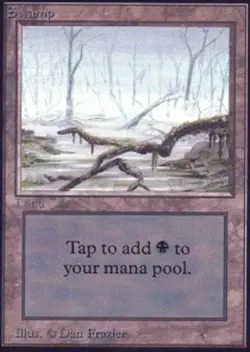 Swamp (295) LP, English MTG Collector's Edition - Image 2