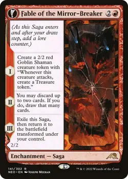 MTG Fable of the Mirror-Breaker   Reflection of Kiki-Jiki Kamigawa: Neon Dynasty - Image 1