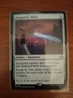 MTG Dragonfire Blade  - Tarkir: Dragonstorm #240 - Image 2