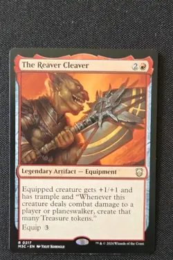 MTG - The Reaver Cleaver - Commander: Modern Horizons 3 - NM Rare #217 Non Foil - Image 1
