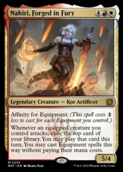March of the Machine - AFTERMATH - FOIL - Nahiri, Forged in Fury - Image 1