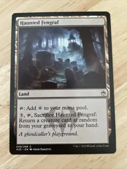 MTG Haunted Fengraf Masters 25 #240/249 Regular Common A25 NM/M - Image 1
