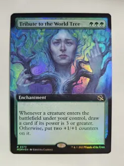 Tribute to the World Tree (Extended Art) Mtg March of the Machine Foil Nm - Image 3