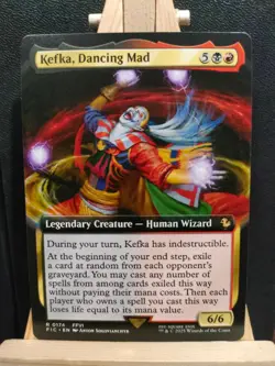 Kefka, Dancing Mad (Extended Art) - Final Fantasy - NM (see pics) MTG - Image 4