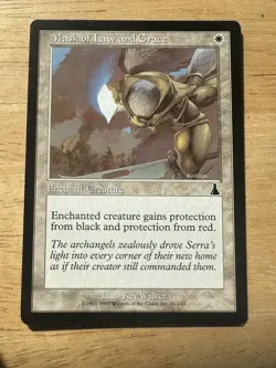 Mask of Law and Grace 1x MtG Urza's Destiny Lightly Played - Image 1