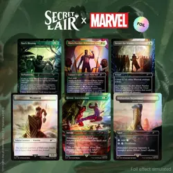 MTG Secret Lair x Marvel Black Panther Foil Edition | Sealed Magic the Gathering - Image 1