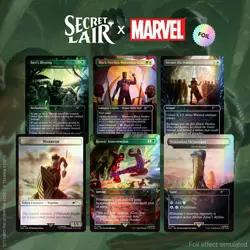 MTG Secret Lair x Marvel Black Panther Foil Edition | Sealed Magic the Gathering - Image 2