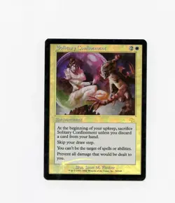 Solitary Confinement Judgment FOIL LP/MP clouding MTG Magic the Gathering - Image 1
