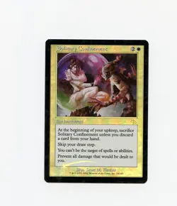 Solitary Confinement Judgment FOIL LP/MP clouding MTG Magic the Gathering - Image 3