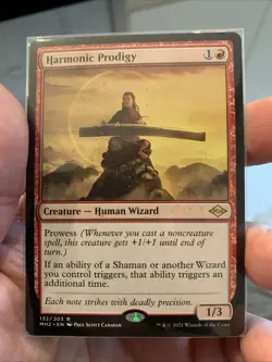 Harmonic Prodigy 132 MH2 Modern Horizons 2 MTG Commander Prowess Wizard Red FF - Image 3