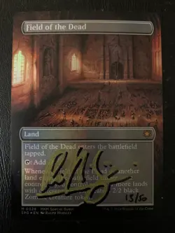 Field of the Dead Foil Artist Proof Signed Special Guest MKM SPG MTG - Image 3