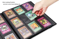 AITIME Sport Fans Gaming Card Collection Binder, 360 Side Loading Trading Card C - Image 2