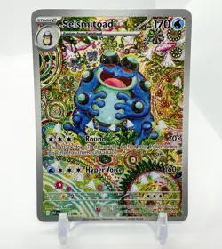 Pokémon TCG Scarlet & Violet Black Bolt Seismitoad Illustration Rare 105/086 - Image 1