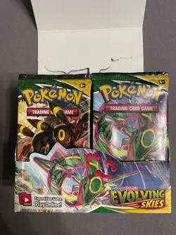Pokémon EVOLVING SKIES Booster Box 36 Sealed Packs BRAND NEW w/Acrylic Case 💎 - Image 14