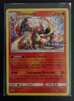 Charizard Pre-Release Black Star Promo SM158 Team Up Pokemon TCG - Image 1
