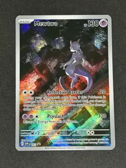 Pokemon TCG - Mewtwo SVP 052 Black Star Promo Scarlet & Violet 151 Promo LP - Image 3