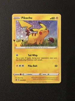 Pikachu SWSH039 Holo Stamped Promo Pokemon General Mills 25th Anniversary NM G - Image 1