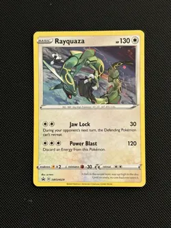 Rayquaza SWSH029 Pokémon Black Star Promo Cosmos Holo Crown Zenith Variant C - Image 5