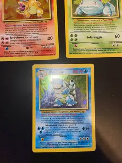 Pokemon Trio Starter Base Set Charizard Blastoise Venusaur ITA GOOD Condition - Image 12