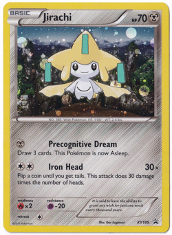 EBAY LIVE AUCTION Pokémon TCG XY Promo Jirachi XY195 #1 - Image 3