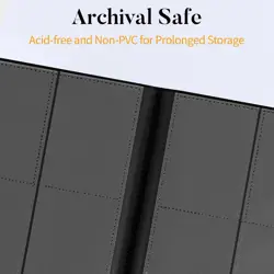 Heavy Duty Card Binder, Fabmaker 9 Pocket Trading Card Binder Holds 360 Cards, S - Image 4