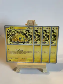 Pokemon TCG Scarlet & Violet Stellar Crown - 050/142 Joltik - Playset x4 - Image 2