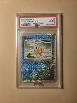 2002 POKEMON LEGENDARY COLLECTION #52 MAGIKARP-REVERSE FOIL PSA 4 - Image 1