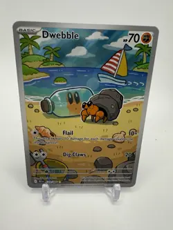 Pokémon TCG Black Bolt White Flare Dwebble Illustration Rare Near Mint - Image 3