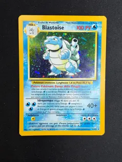 Pokemon Blastoise 2/102 Base Set Rare Holo Unlimited Wizards ITA Vintage Card - Image 11