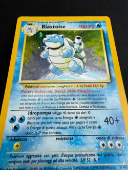 Pokemon Blastoise 2/102 Base Set Rare Holo Unlimited Wizards ITA Vintage Card - Image 14