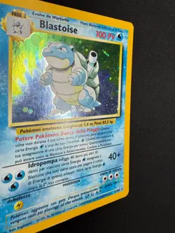 Pokemon Blastoise 2/102 Base Set Rare Holo Unlimited Wizards ITA Vintage Card - Image 5