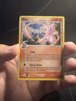 Mew Delta Species 3/17 Pop Series 5 MP Corrected Back POKEMON TCG CARD - Image 2