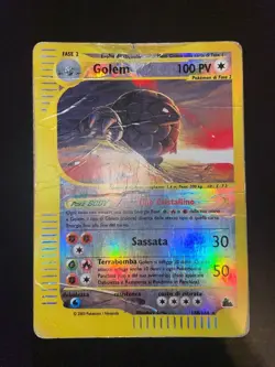 Pokemon - Golem Crystal - Skyridge - Holo Reverse - Italian- 148/144 -POOR - Image 1