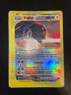 Pokemon - Golem Crystal - Skyridge - Holo Reverse - Italian- 148/144 -POOR - Image 5