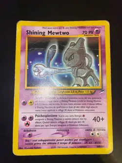 Pokemon Card Shining Mewtwo 109/105 Neo Destiny Set ITA Played Condition - Image 6