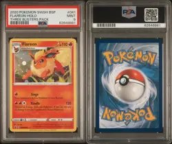 PSA 9 MINT Flareon SWSH041 Black Star Promos Cosmos Holo Eeveelution Pokémon TCG - Image 6