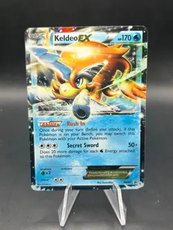 Keldeo EX LP BW61  Black Star Promo Holo Rare [NM] Pokémon TCG - Image 3