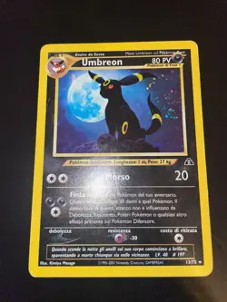 Pokemon Card Umbreon 13/75 ITA Set Neo Discovery Holo Excellent Condition - Image 2