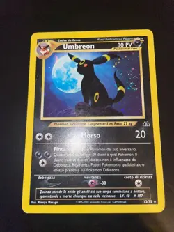 Pokemon Card Umbreon 13/75 ITA Set Neo Discovery Holo Excellent Condition - Image 3