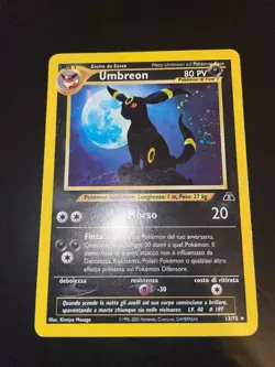 Pokemon Card Umbreon 13/75 ITA Set Neo Discovery Holo Excellent Condition - Image 7