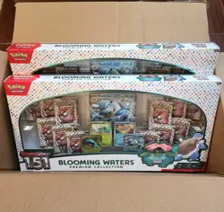 Pokemon Scarlet & Violet 151 Blooming Waters Premium Collection LOT OF 2 IN-HAND - Image 2