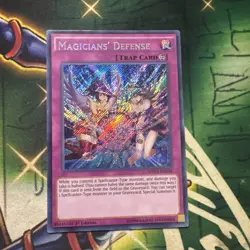 Yugioh! Magicians' Defense MVP1-ENS28 Secret Rare 1st Edition NM - Image 1