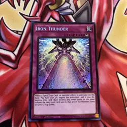 Yugioh Iron Thunder PHNI-EN080 1st Edition Secret Rare NM - Image 3