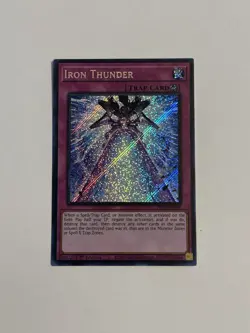 Yu-Gi-Oh! Iron Thunder PHNI-EN080 1st Edition Secret Rare - Image 3