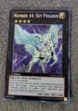 NUMH-EN028 Number 44: Sky Pegasus Ultra Rare 1st Edition NM Yugioh - Image 1