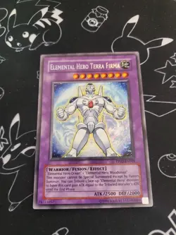 Yugioh - Elemental Hero Terra Firma PP02-EN009 NM Unlimited Secret Rare - Image 1
