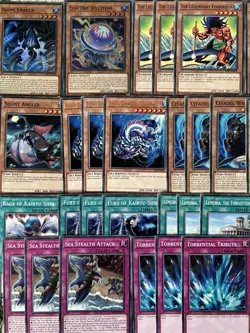 YuGiOh Legendary Fisherman Deck Core Umi Mega Fortress Whale , Lord Kairyu-Shin - Image 3