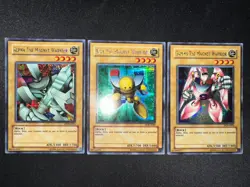 Yu-Gi-Oh! Magnet Warrior DOR-E001 / DOR-E002 / DOR-E003 Secret Rare Promo Set LP - Image 23