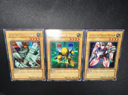 Yu-Gi-Oh! Magnet Warrior DOR-E001 / DOR-E002 / DOR-E003 Secret Rare Promo Set LP - Image 3